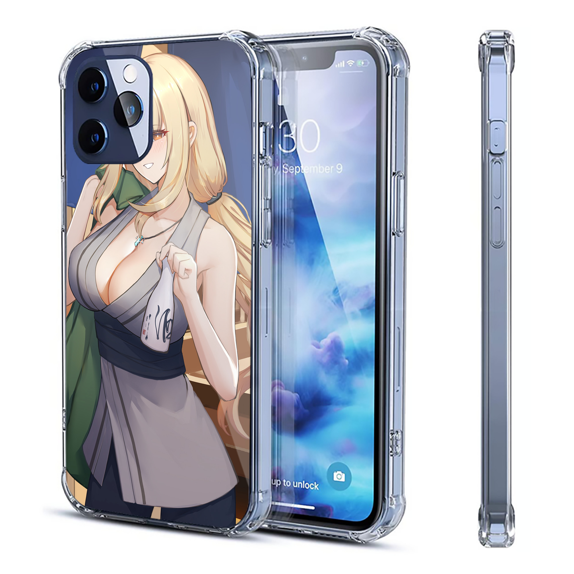 （画像用） NARUTO -ナルト- NARUTO -ナルト- 疾風伝 【iPhone 12シリーズ対応】透明スマホケース（クリアソフトケース）